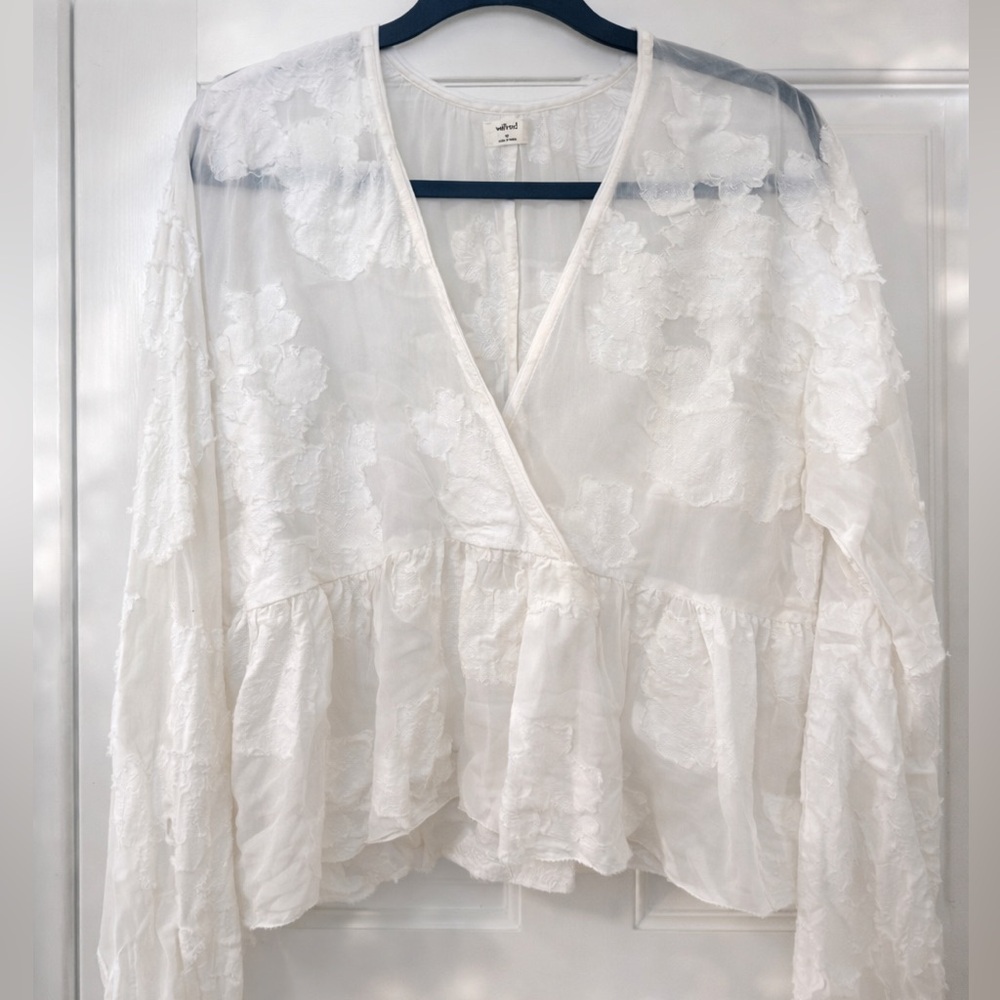 Wilfred White Floral Women's Top